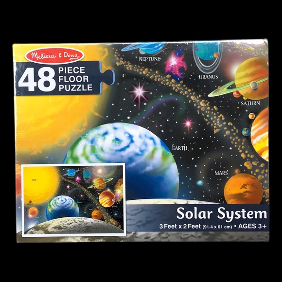 Melissa & Doug Solar System Floor Puzzle 48 Piece 3’x2’ Ages 3+ Planets New - Picture 1 of 11